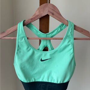Nike Women's Light Green Sports Bra